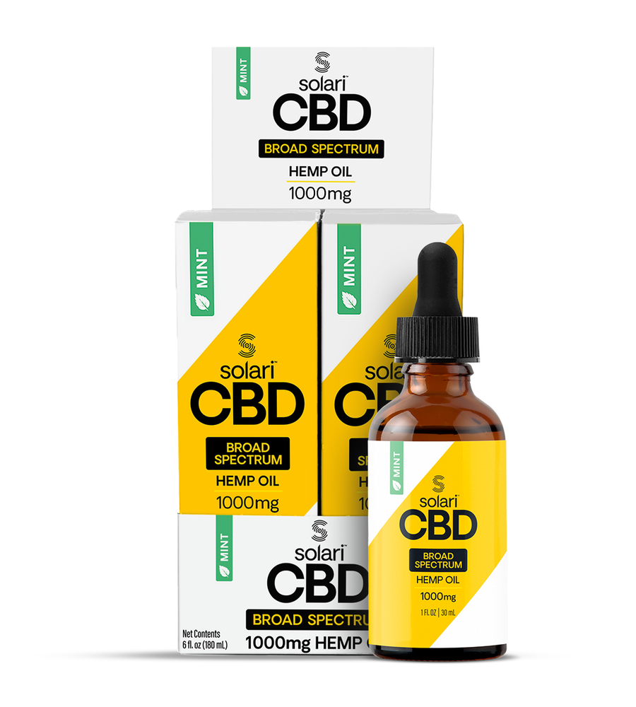 CBD Oil Mint 1000mg - Six Pack